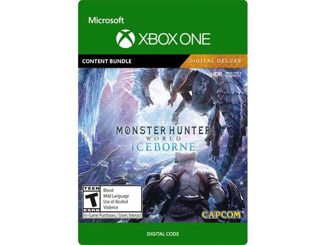 Capcom Capcom 7D4-00370 Monster Hunter World: Iceborne Digital Deluxe downloadable game — product photo