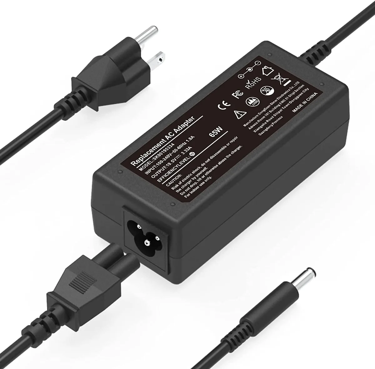 myVolts myVolts 65W AC Adapter 19.5V 3.34A 4.5mm x 3.0mm — product photo