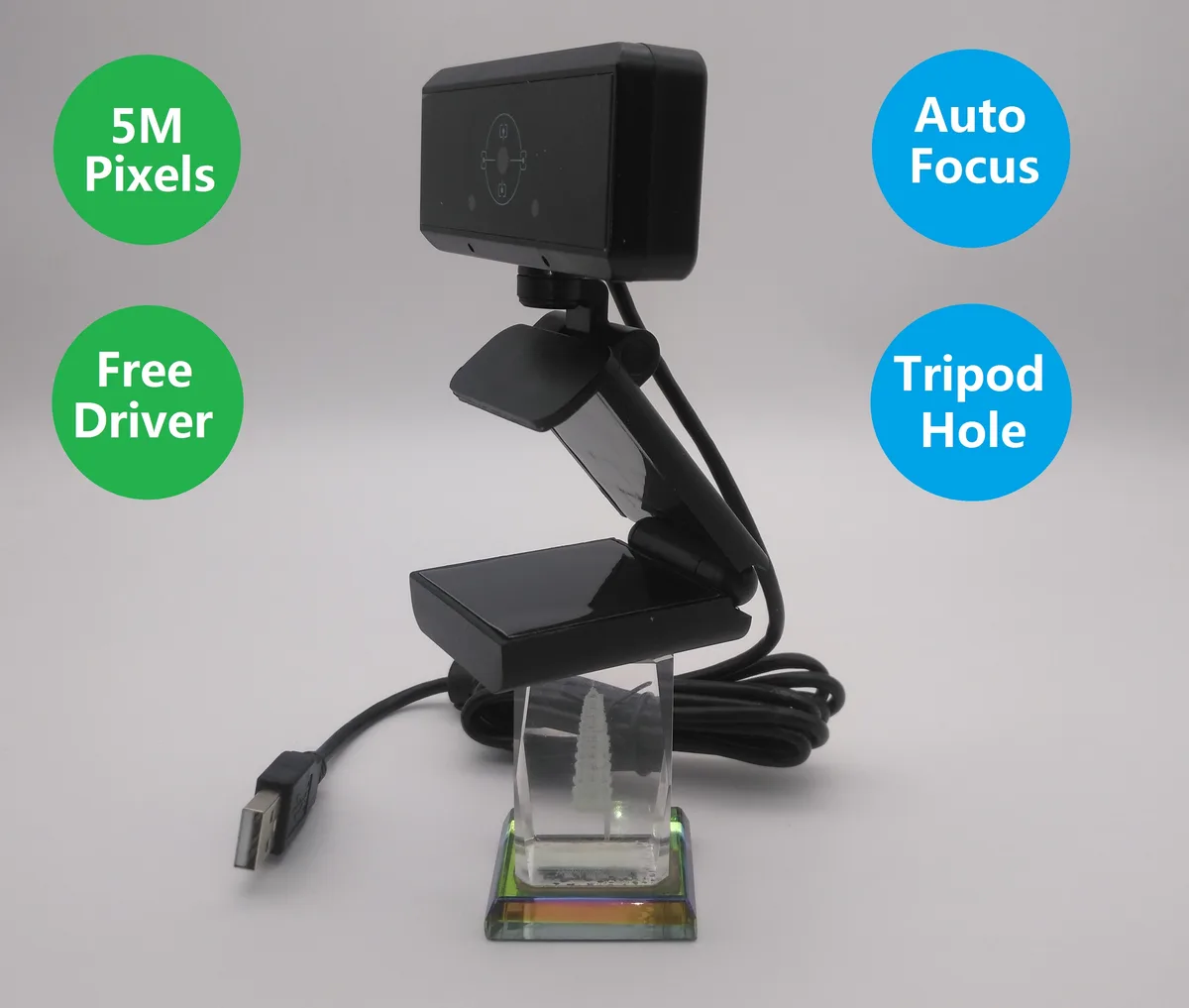 Guangzhou Goodtouch Electronics Co.,LTD Guangzhou Goodtouch Electronics Co.,LTD Deyowo M5-H187 1080p 30fps 5.0M autofocus webcam — product photo