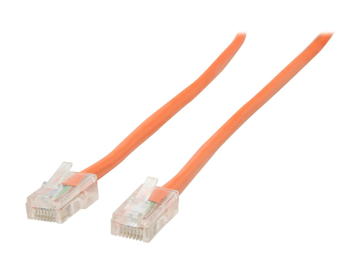 Belkin Belkin A3L791-05-ORG-S Cat 5E network ethernet cable 5 ft orange — product photo