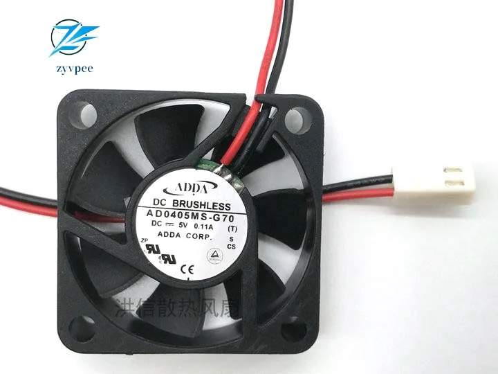Zyvpee Zyvpee AD0405MS-G70 40x10mm 5V 0.11A sleeve bearing case fan — product photo