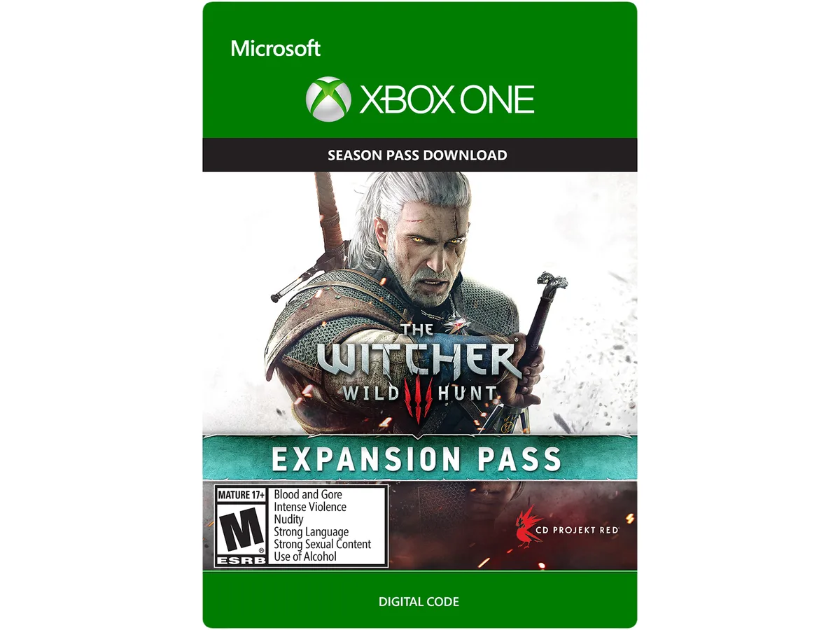 Warner Brothers The Witcher 3: Wild Hunt Expansion Pass XBOX One downloadable game Warner Brothers 7D4-00040 — product photo