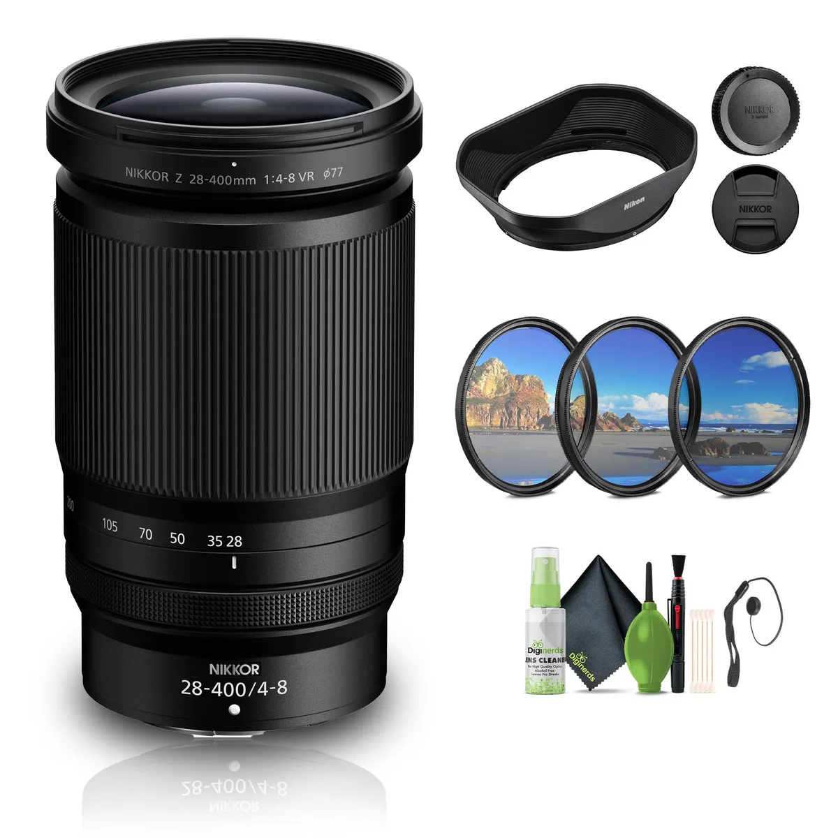 Nikon Inc Nikon NIKKOR Z 28-400mm f/4-8 VR Lens Bundle (20125) — product photo