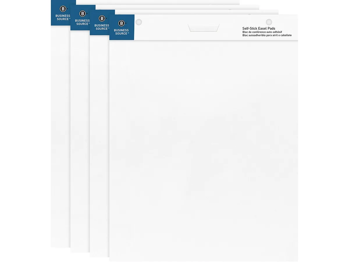 Business Source Business Source 38592 Self-stick Easel Pads 25x30 30 sheets — product photo