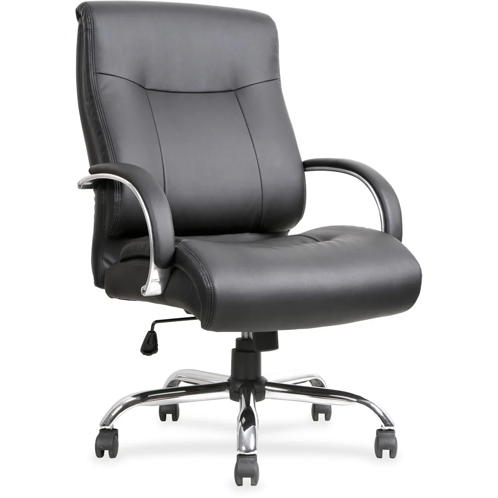 Lorell Lorell 40206 Big &amp; Tall Chair 450 lb Black 22.9×30.3×46.9 in — product photo
