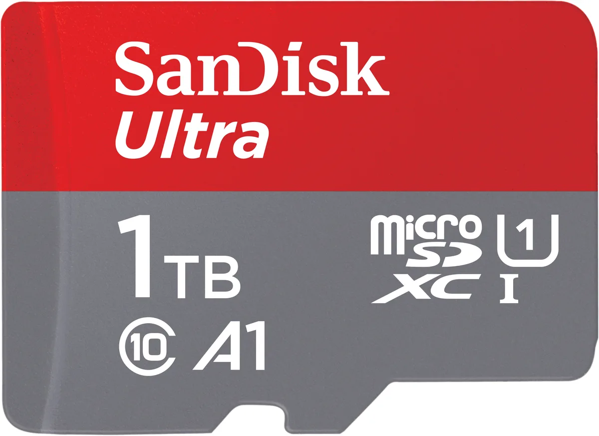 SanDisk SanDisk Ultra microSDXC 1TB A1 UHS-I U1 Class 10 150MB/s SDSQUAC-1T00-GN6MA memory card — product photo