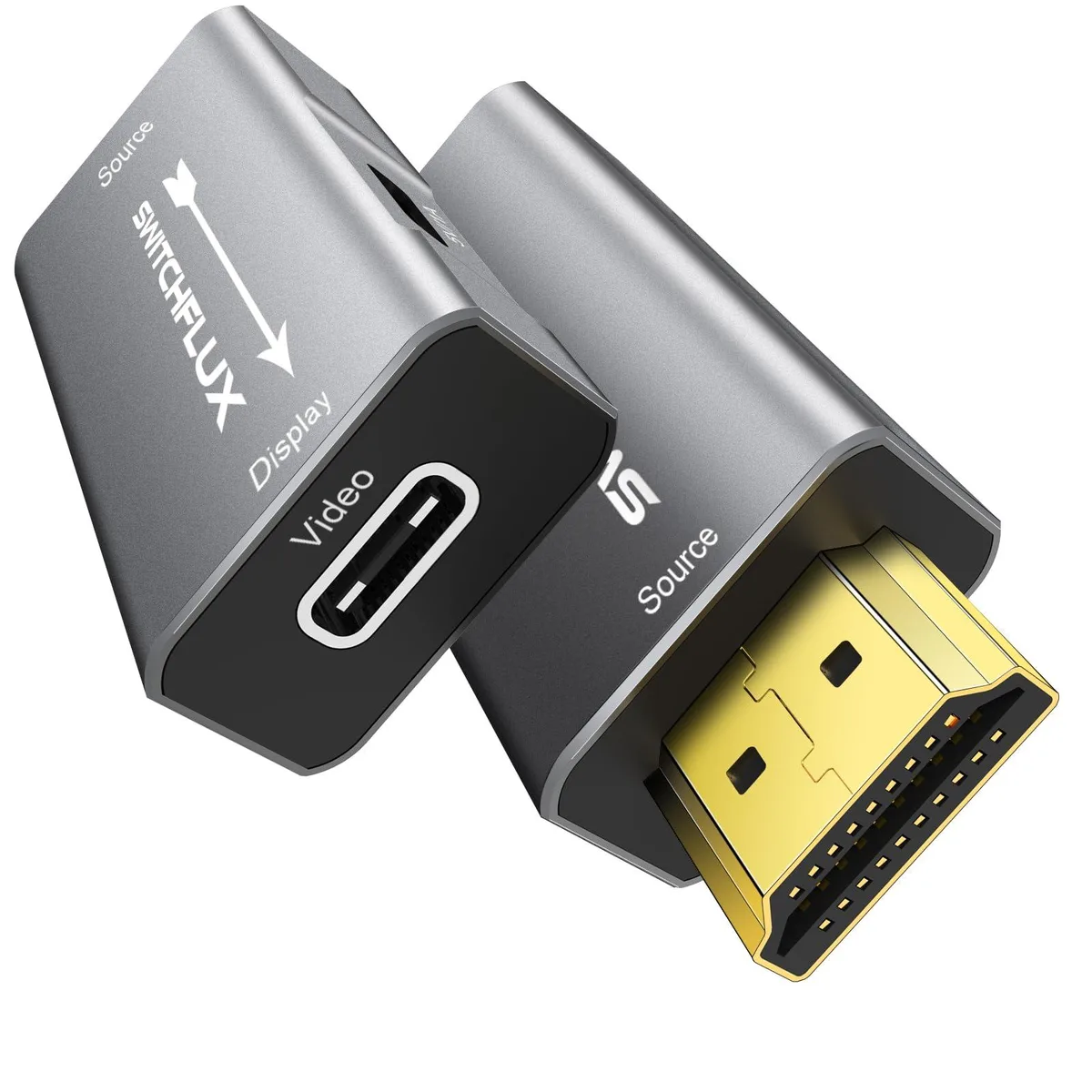  SWITCHFLUX HDMI to USB C Adapter 4K@60Hz — product photo