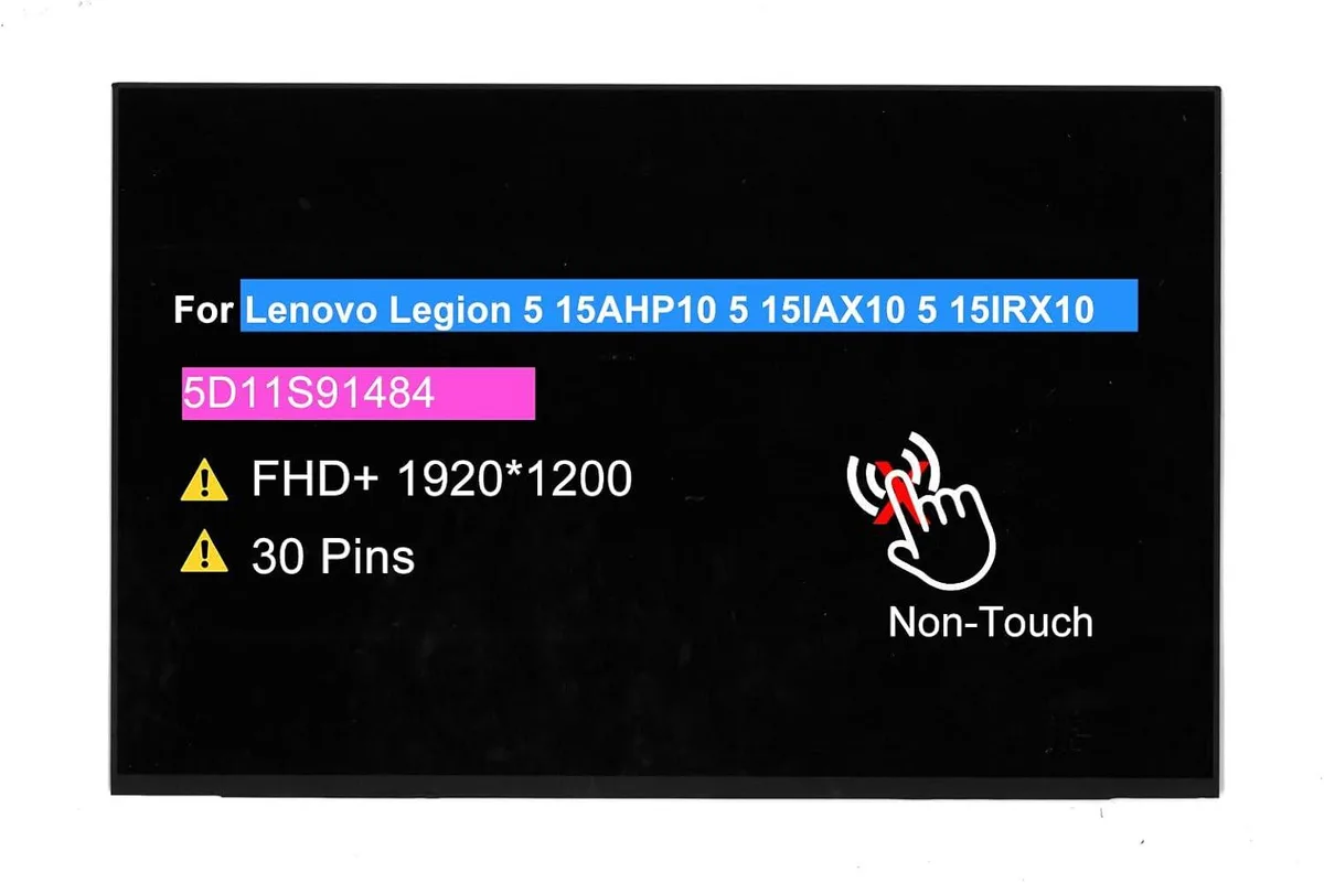 NUOLAISUN NUOLAISUN 15.3" WUXGA 1920x1200 30-pin laptop screen 5D11S91484 — product photo