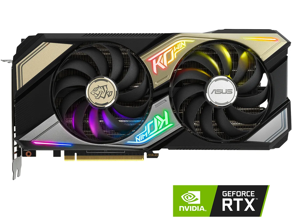 ASUS ASUS KO-RTX3070-O8G-GAMIN GeForce RTX 3070 8GB graphics card — product photo