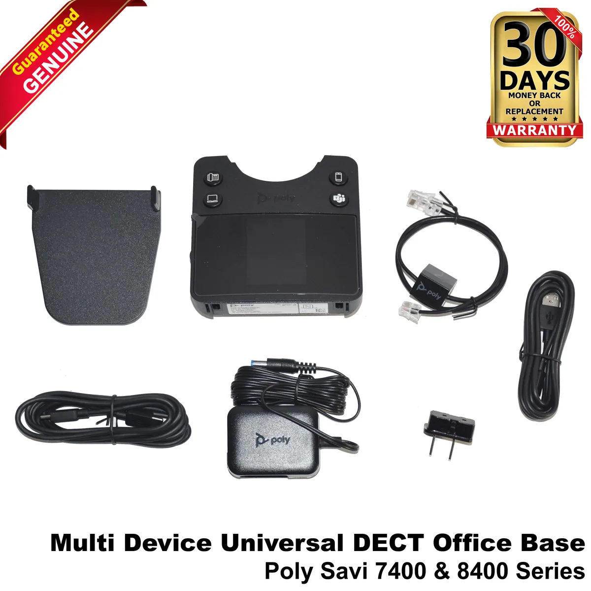 HP HP Poly Savi 8245-M Universal DECT Office Base 8L562AA#ABA — product photo