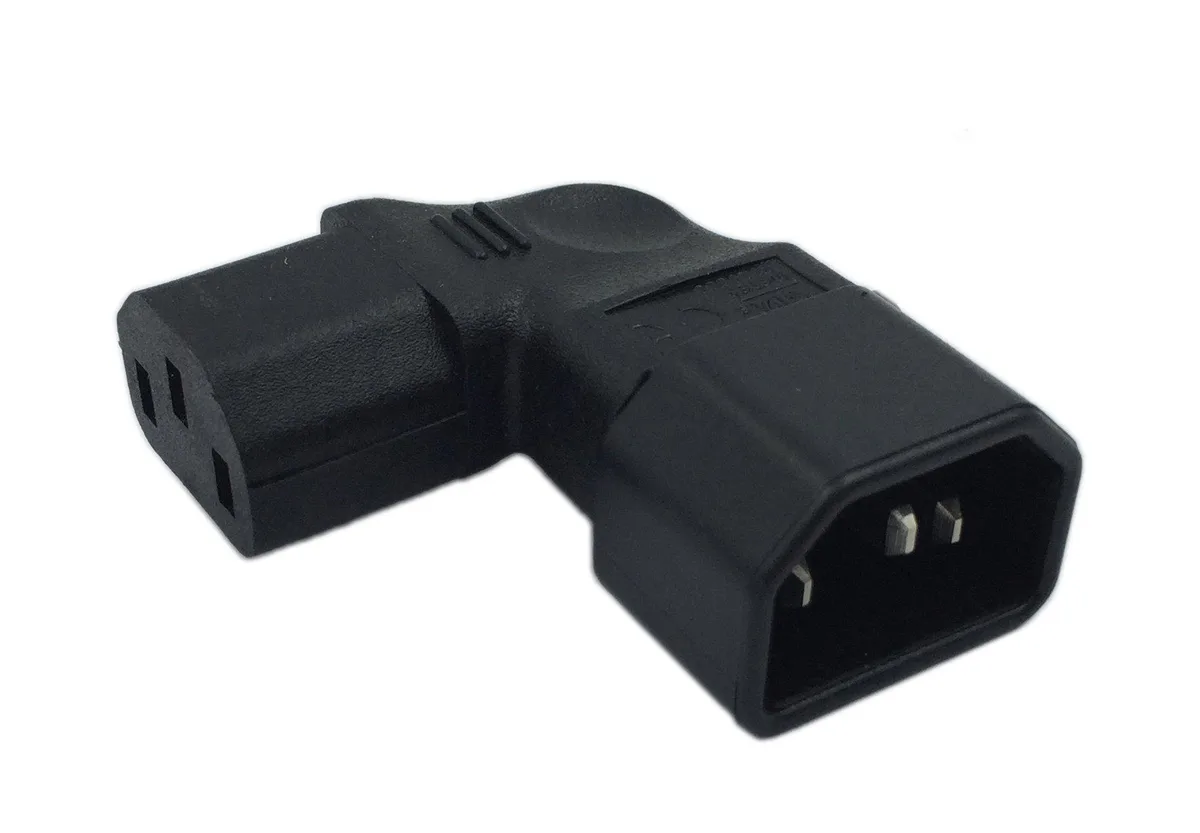 Vszerda Vszerda Right Angle IEC 320 C14 to C13 Power Extension Cord — product photo