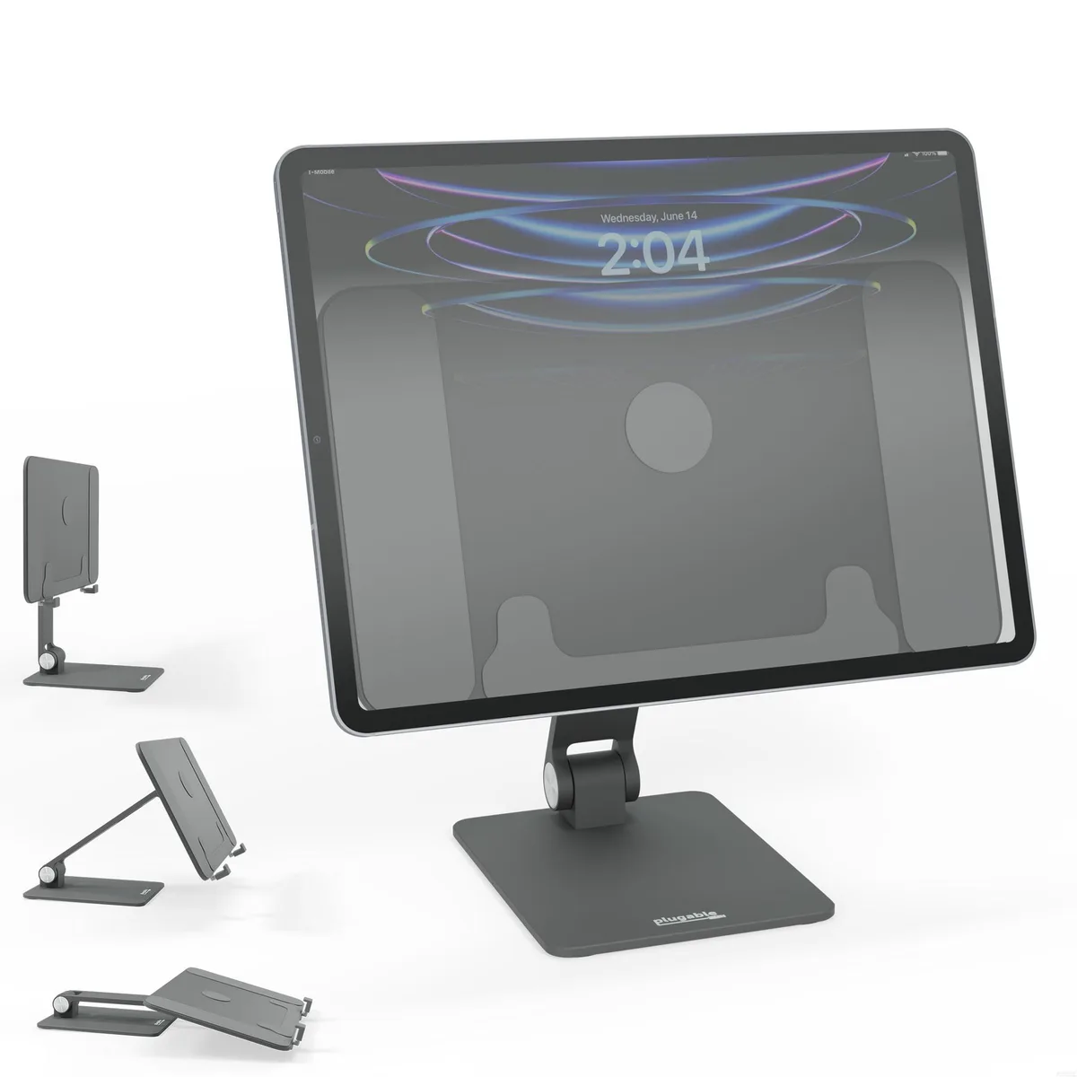 Plugable Technologies Plugable Technologies AMS-STAND13 Magnetic Tablet Stand Accessory 12.9" 360° 180° — product photo