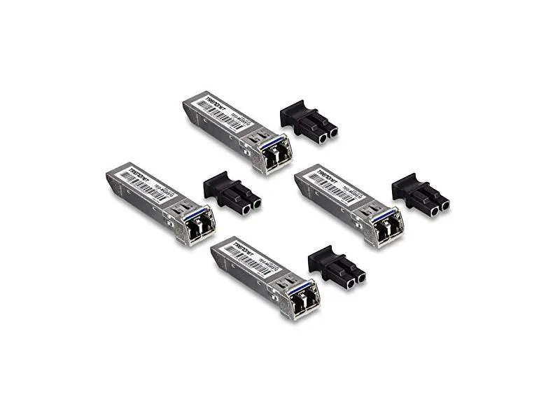 TRENDnet TRENDnet TEG-MGBS10/4 SFP Single-Mode LC Module 4-Pack — product photo