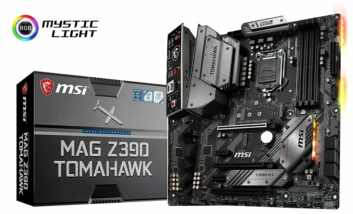 MSI MSI MAG Z390 TOMAHAWK Intel motherboard — product photo