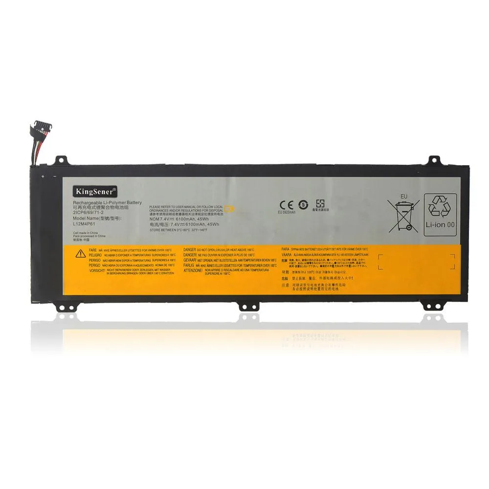 KingSener KingSener L12M4P61 laptop battery 7.4V 6100mAh 45WH — product photo