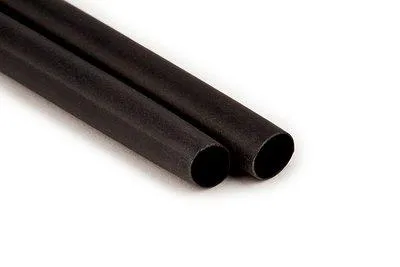 3M 3M Heavy Wall Heat Shrink Tubing 6 in 3:1 Black Adhesive Lined Wire Cap Connectors — product photo