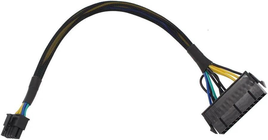 XtremeAmazing XtremeAmazing 24 Pin to 10 Pin ATX PSU Adapter Braided Cable 30cm — product photo