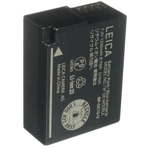 Leica Leica BP-DC 12 Li-Ion Battery for Q Typ 116 7.2V 1200mAh camera battery — product photo