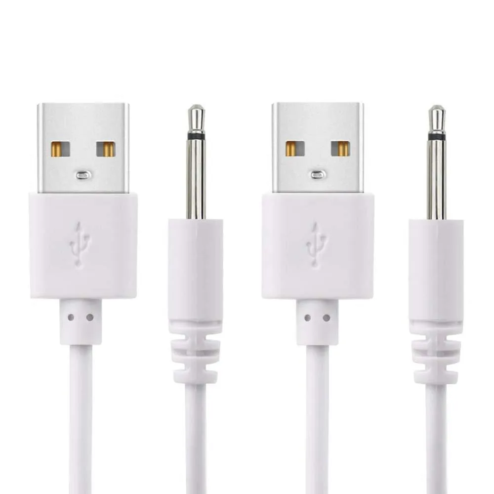 2 Pack USB to DC 2.5mm Power Adapter Cord 2.7ft — product photo