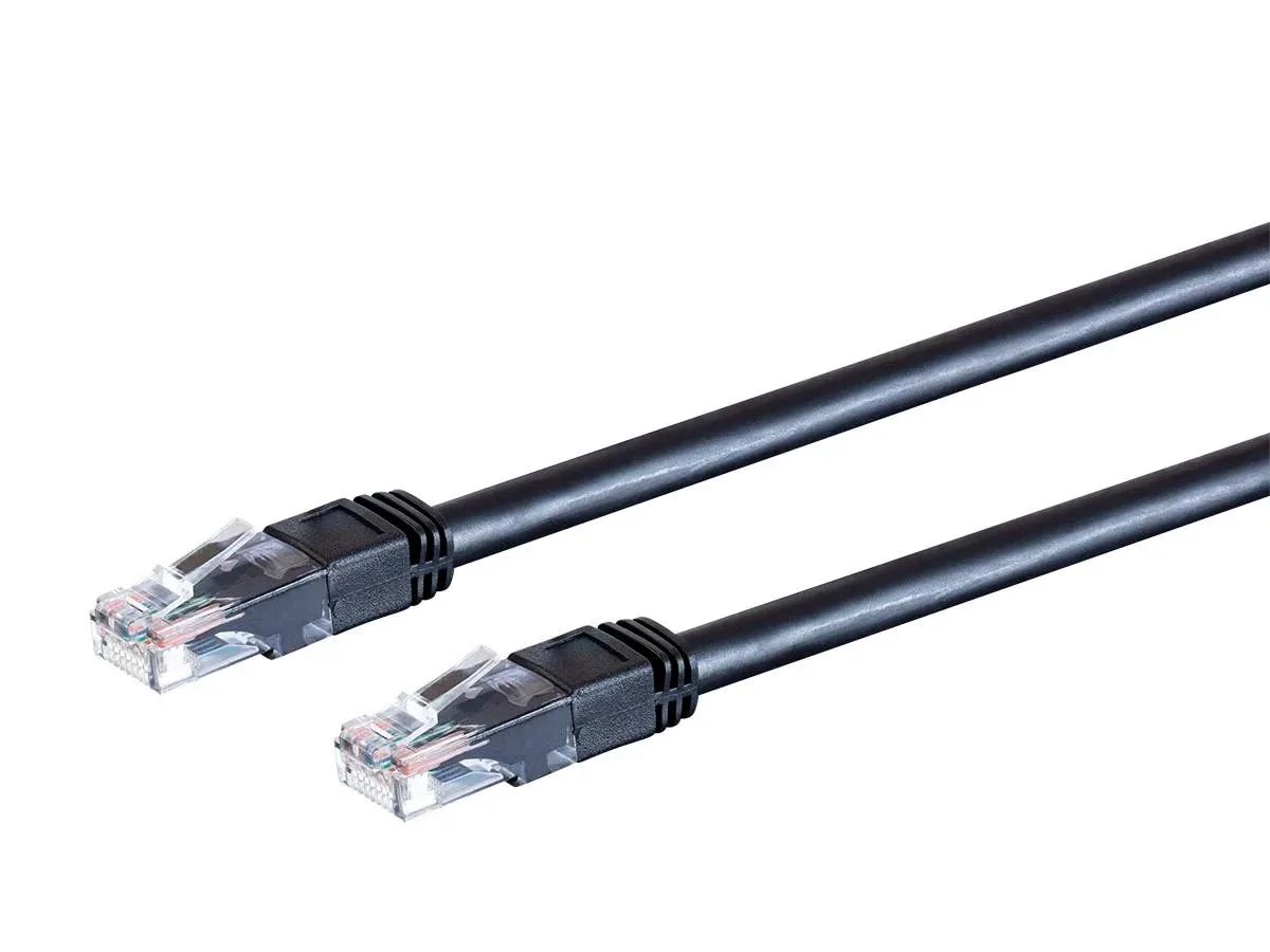 Monoprice Inc. Monoprice Inc. 136208 Cat6 network ethernet cable 3 ft black 24AWG 550MHz — product photo
