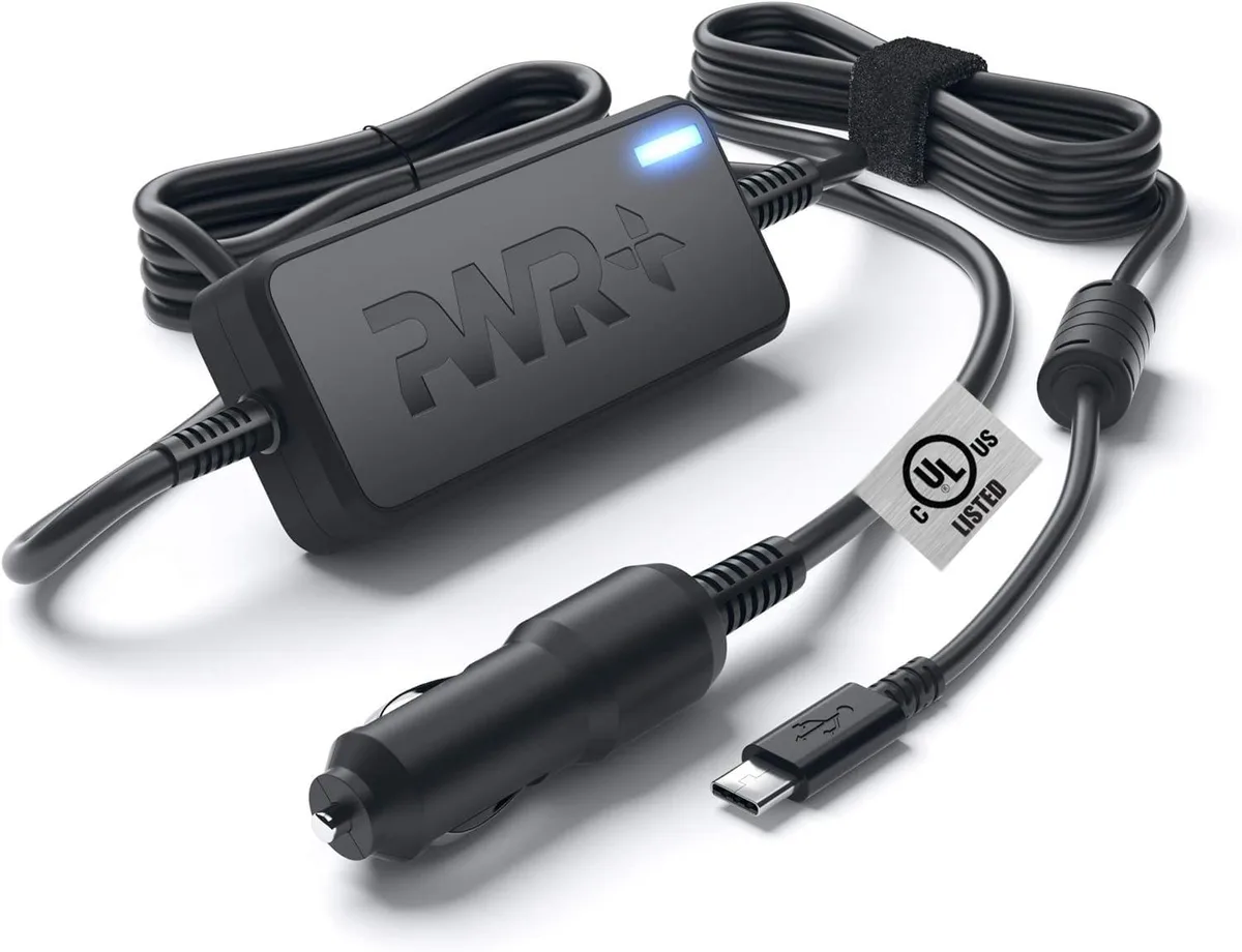  Dell PWR-CE90PD USB-C Car Charger 90W 20V 4.5A — product photo
