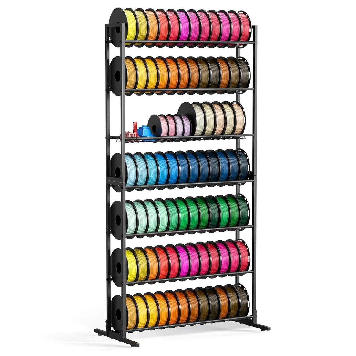 BFKK BFKK 3D Printer Filament Storage Rack 7-Tier 84 Spools Removable Basket — product photo