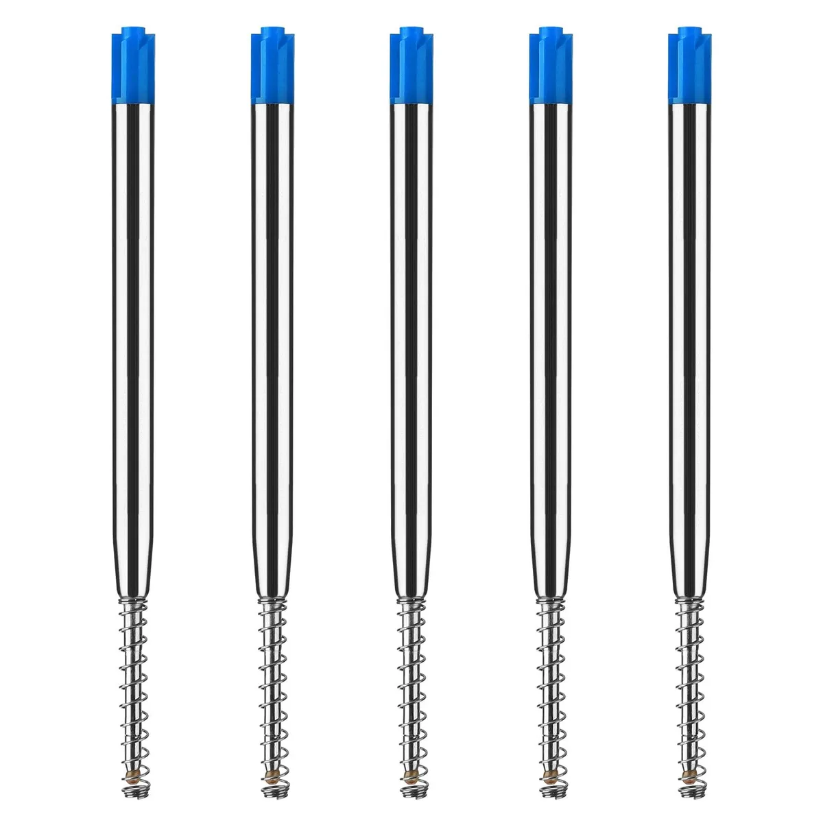  TIESOME 0.7mm Ballpoint Pen Refills 5pcs Blue — product photo