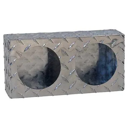 Buyers Products Company Buyers Products Company LB6123ALDT Dual Round Light Box 6x12x3 In. Alum — product photo