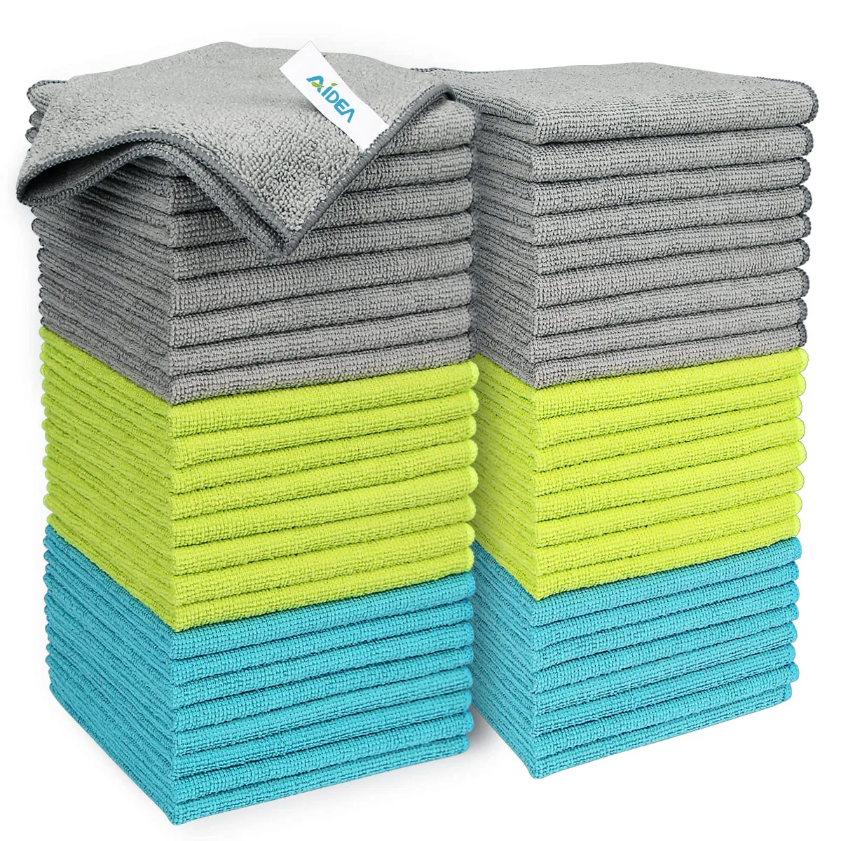  3M Microfiber Cleaning Cloths 50 Pack 12in x 12in White — product photo