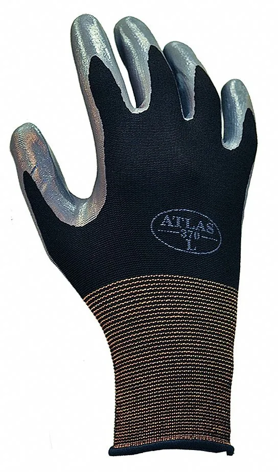 Showa Best Glove Showa Best Glove 370BXL-09 Coated Gloves Nitrile Palm Abrasion 4 Black — product photo