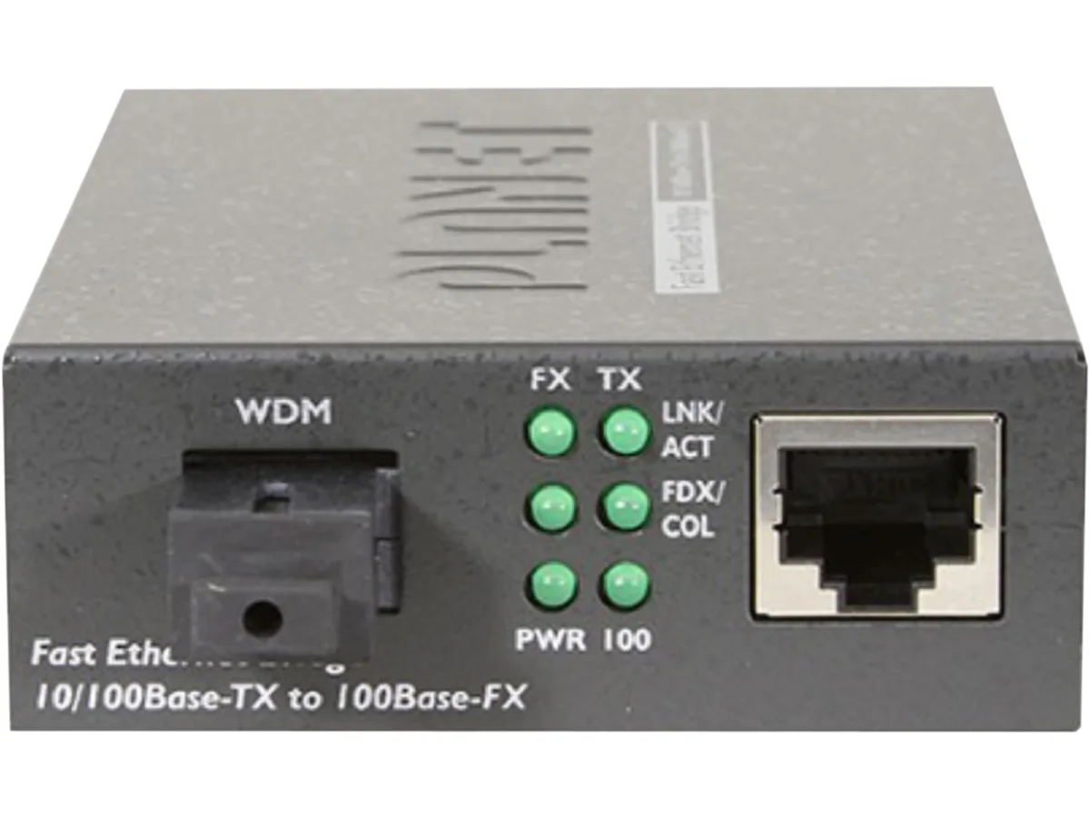 PLANET PLANET FT-806A20 10/100TX 100Base-FX WDM SM SC 1310nm 20km SFP transceiver — product photo