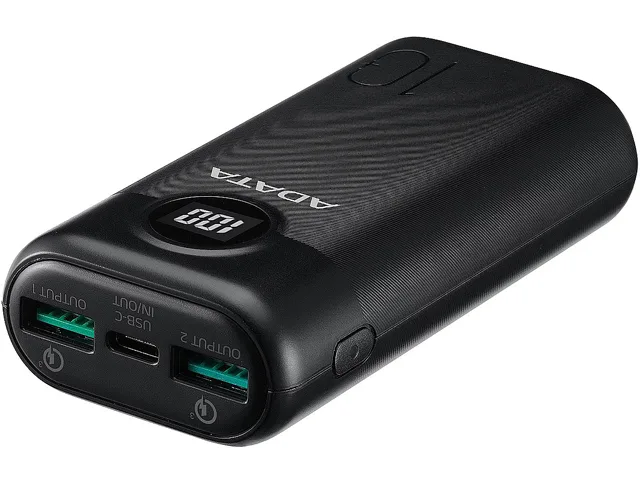 ADATA ADATA AP10000QCD-DGT-CBK 10000mAh 37Wh power bank — product photo