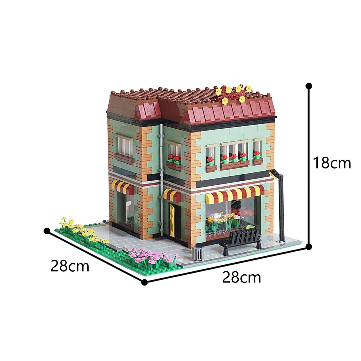 ZITIANYOUBUILD ZITIANYOUBUILD C4903 Modular Flower Shop Apartment 1523 Parts — product photo