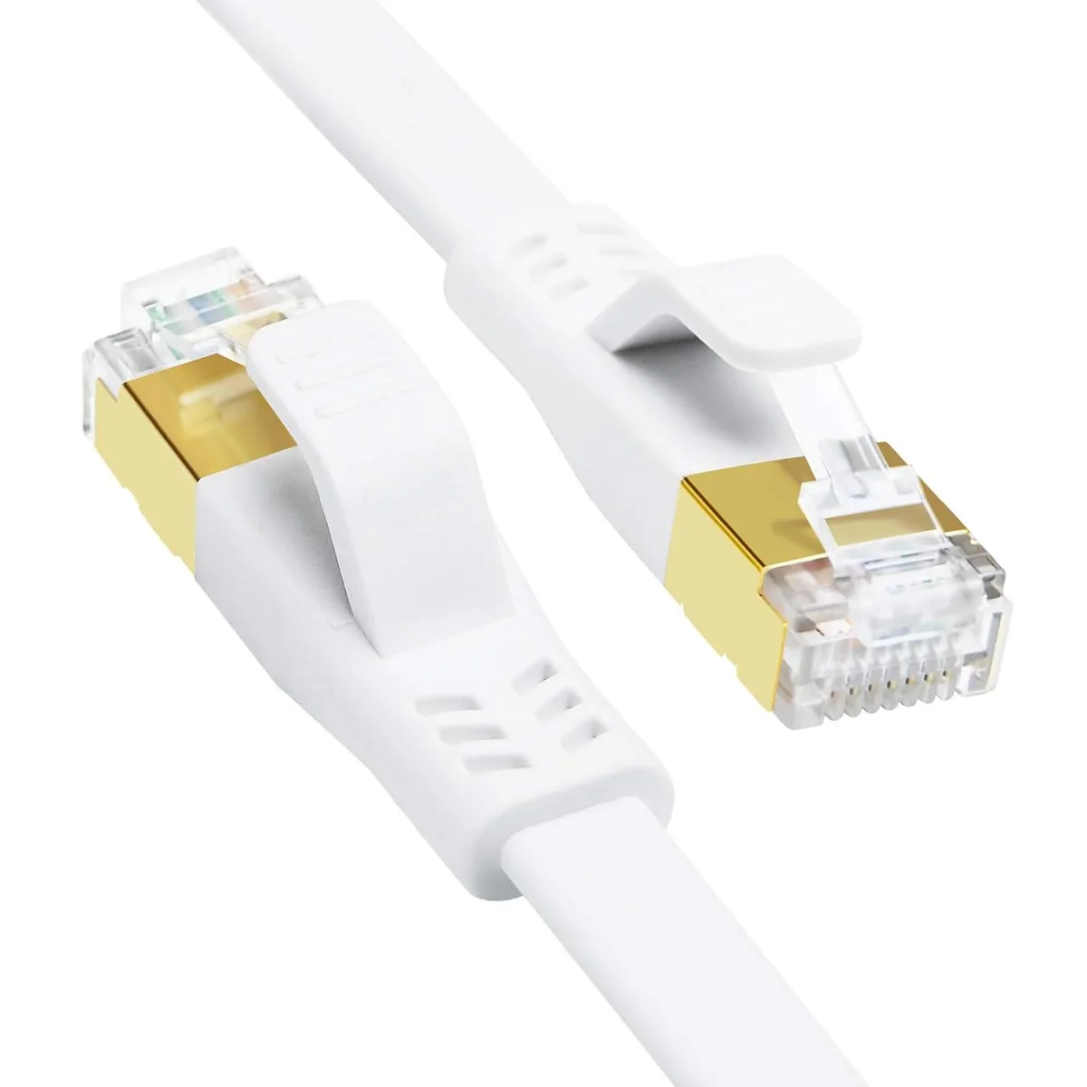 Zell Electronics Zell Electronics Cat 7 network ethernet cable 35Ft White — product photo