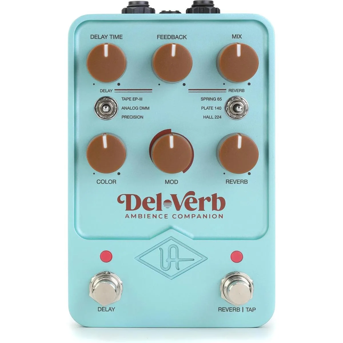 Universal Universal Audio UAFX Del-Verb Reverb Delay Guitar Pedal — product photo