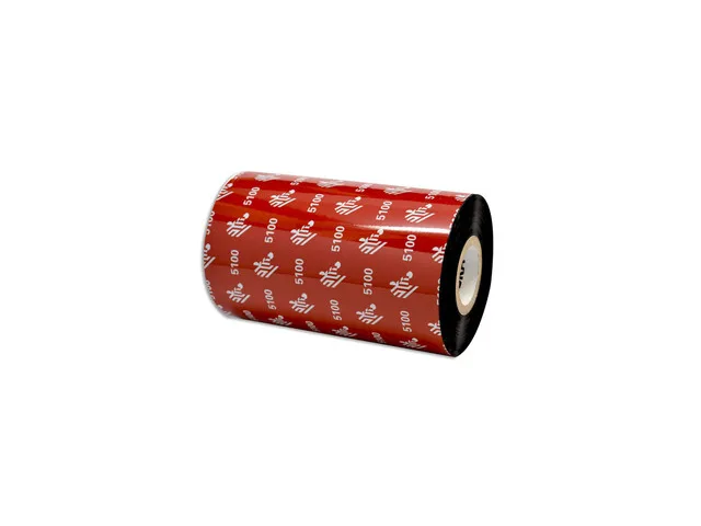 Zebra Zebra 05100BK15445 Resin Ribbon 6.06in x 1476ft 5100 1in core — product photo