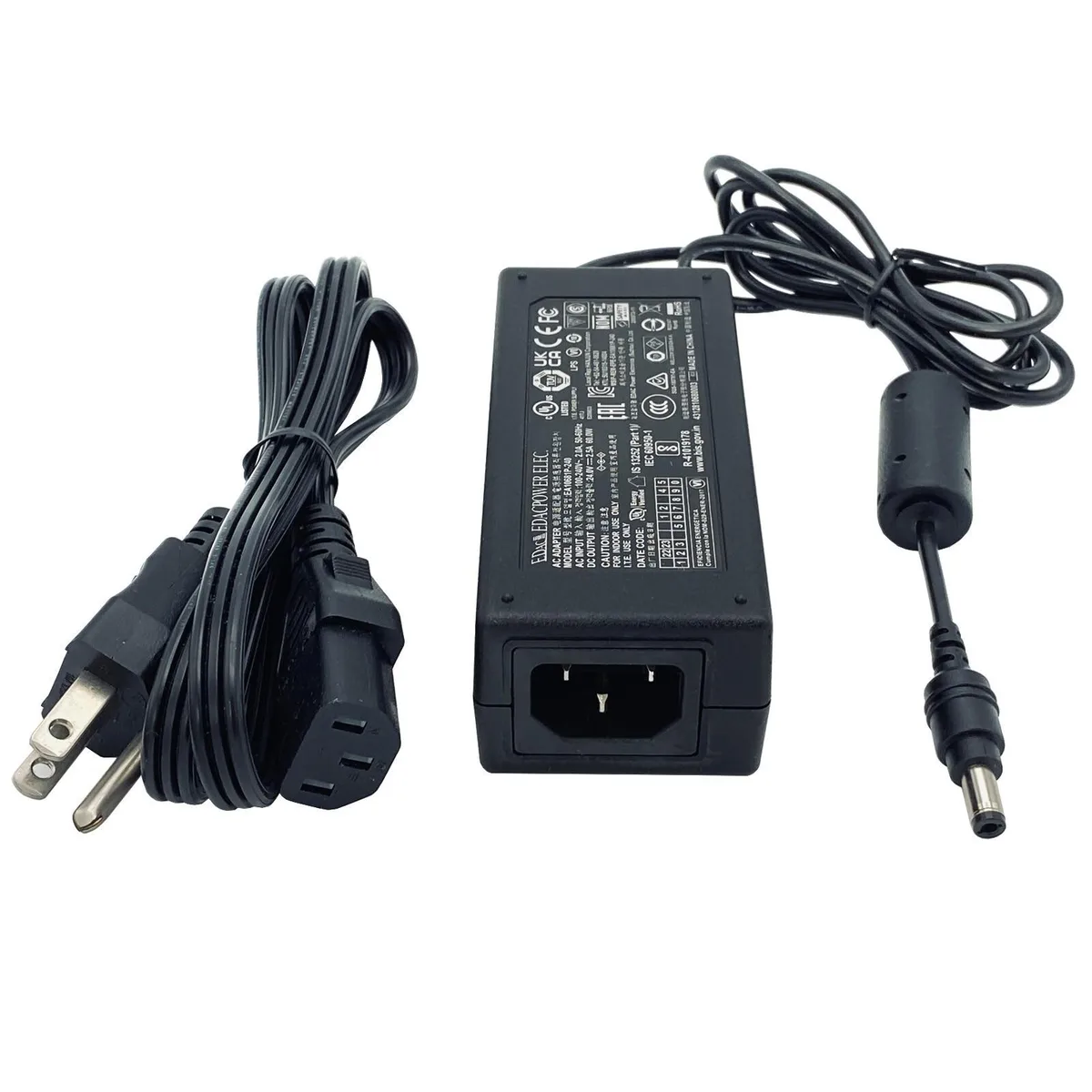 EDAC POWER EDAC POWER EA10681P-240 60W 24V 2.5A power adapter — product photo