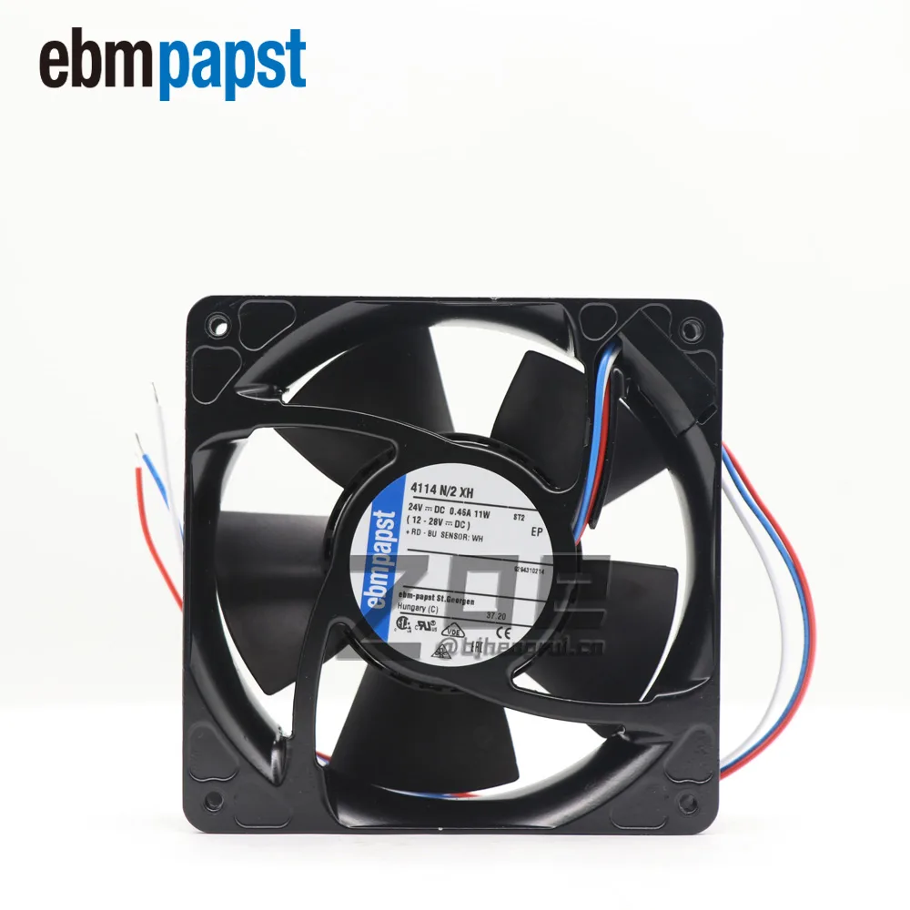 Ebm-Papst Ebm-Papst 4114N/2XH 119x119x38mm 133.6 CFM 4400RPM Ball Bearing Case Fan — product photo