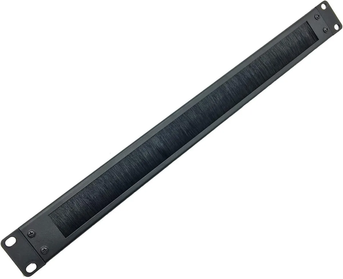 PISKEKAT PISKEKAT 1U 19-Inch Disassembled Cable Management Brush Panel — product photo