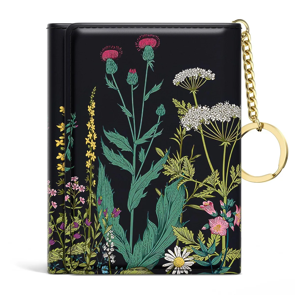 Rouidr R008-tw-dandelion-4.3 wallet 4.25 x 3.35 x 0.7 in 1.8 oz — product photo