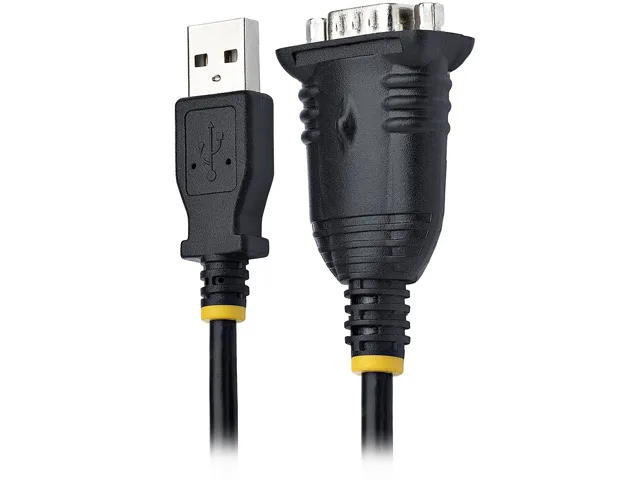 STARTECH STARTECH 1P3FP-USB-SERIAL USB 2.0 serial cable 1.3 L x 1.8 W x 0.6 H inches — product photo