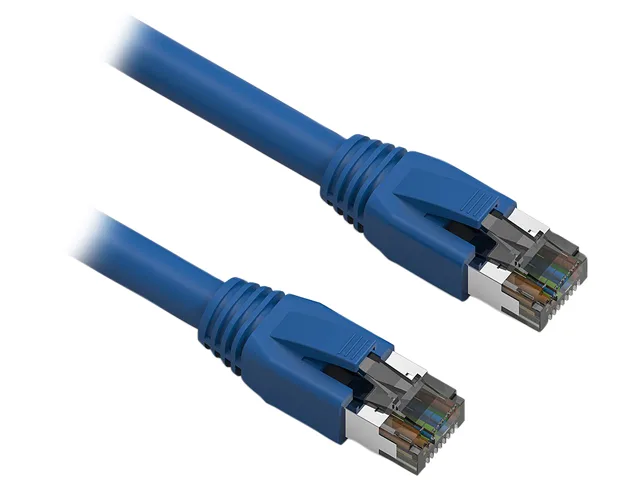 Nippon Labs Nippon Labs 60CAT8-0.5-24BU network ethernet cable 0.5 ft Cat8 shielded 24 AWG blue — product photo