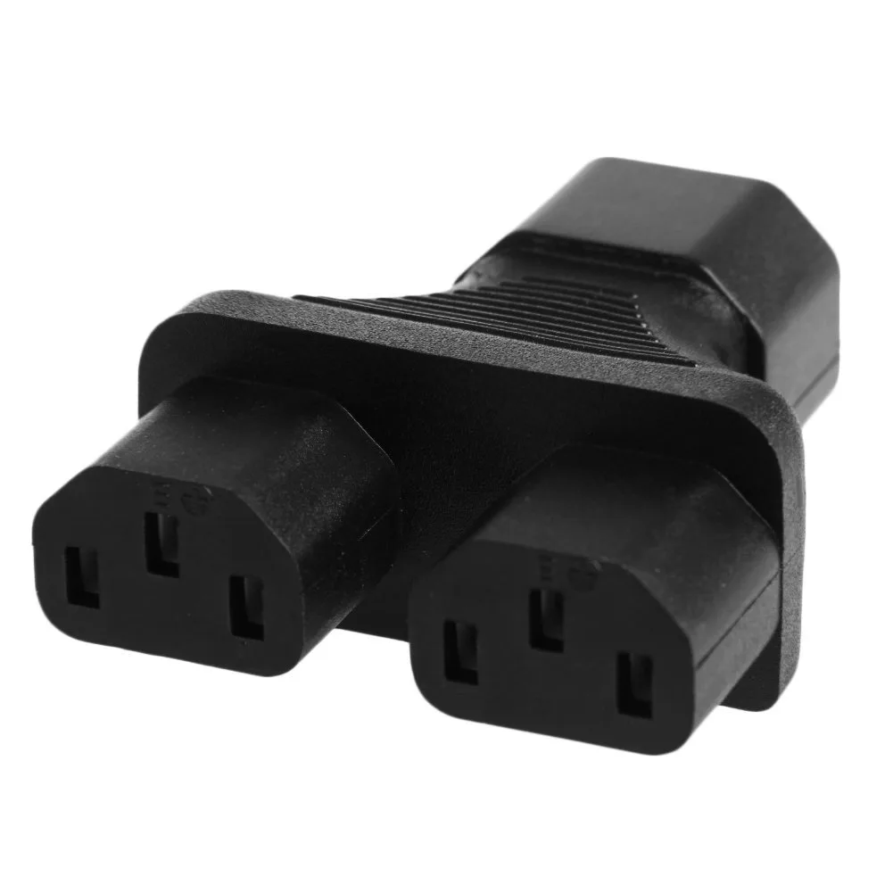 TeKit TeKit IEC 320 C14 to 2x C13 Y Split Power Adapter — product photo