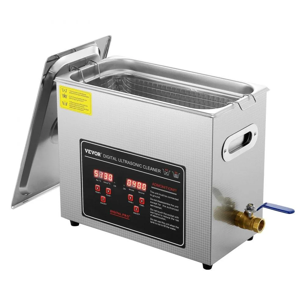 VEVOR VEVOR 6L Ultrasonic Cleaner 40kHz Heated Digital Timer — product photo