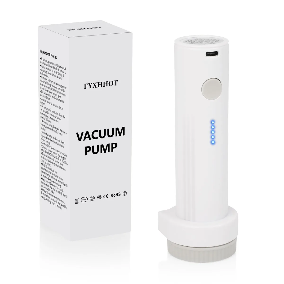 AUTO-VOX SG-500B Cordless Vacuum Pump Black 6.0Kpa 1500mAh — product photo