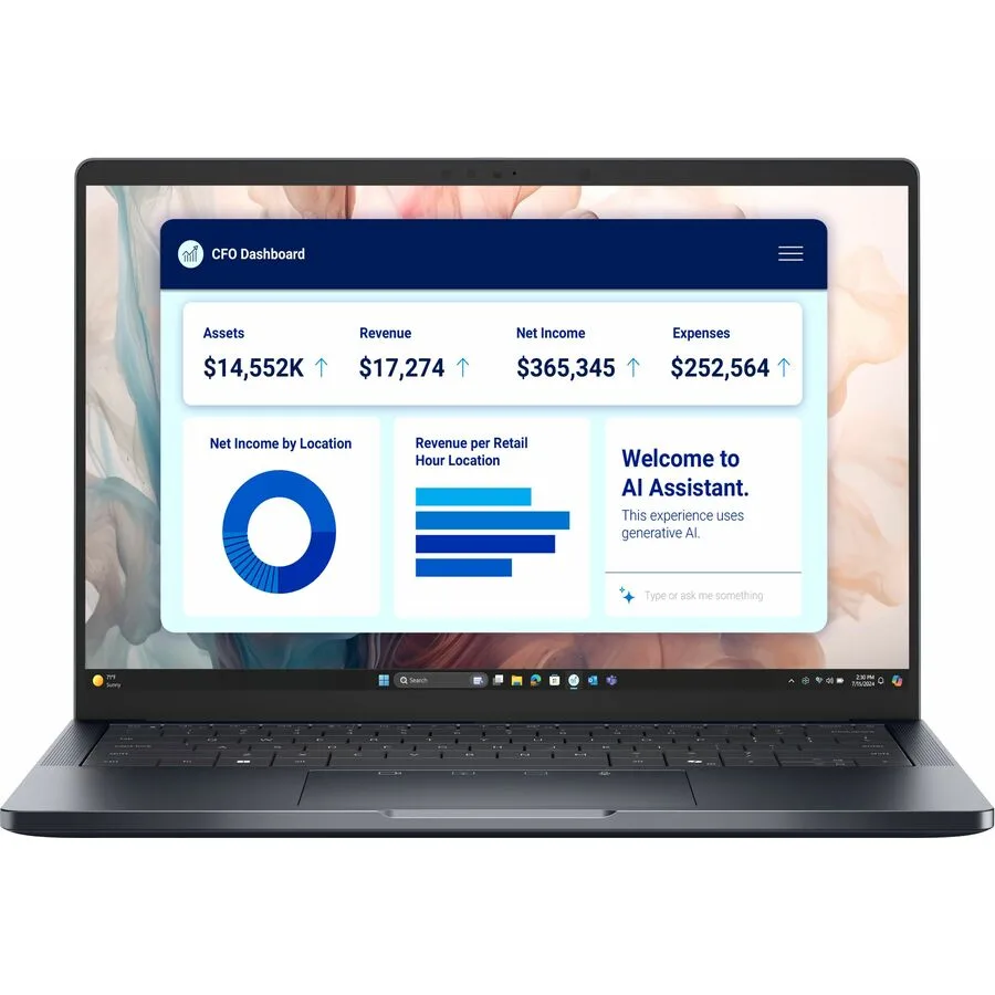 DELL DELL H0M9C Pro 14 Premium laptop Intel Core Ultra 5 236V 16GB 512GB — product photo