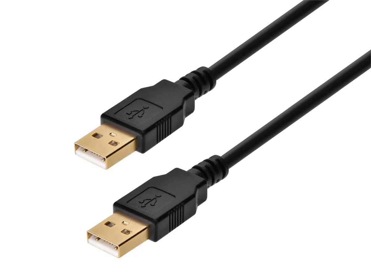 Monoprice Inc. Monoprice Inc. 105445 USB 2.0 cable 15 ft Type-A Male to Male Black — product photo