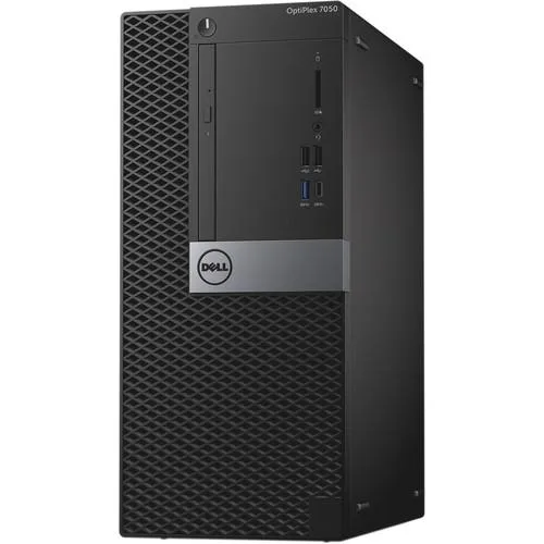 DELL DELL OptiPlex 7050MT i5-6500 3.2 GHz 8 GB DDR4 256 GB SSD Windows 10 Pro Mini Tower desktop PC — product photo