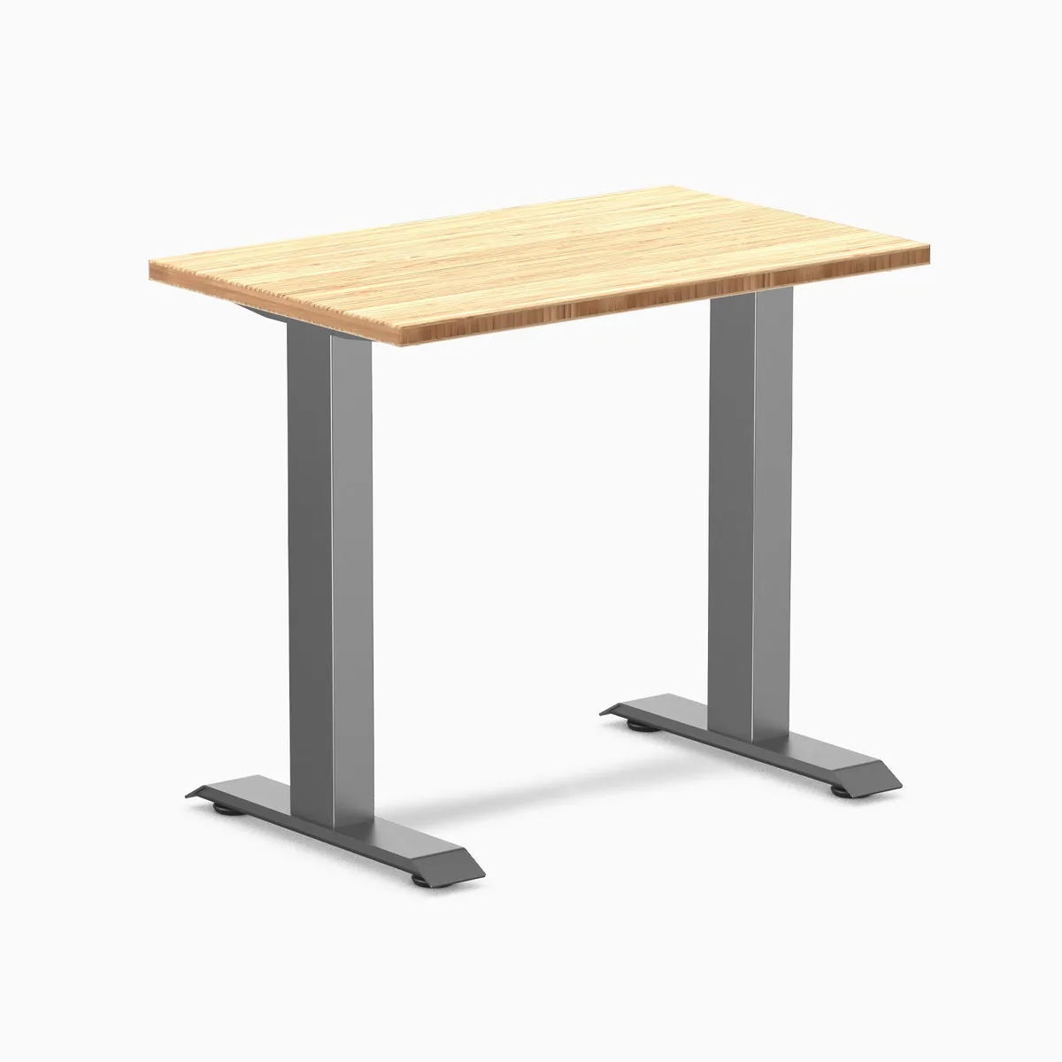 Desky Desky Zero Mini Bamboo Office Desk 32 x 20 in Space Gray — product photo
