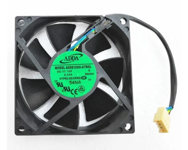 Fans Fans AD0812UX-A7BGLSize 8025 12V 0.33A 3500 RPM case fan — product photo